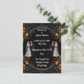 Personalisierte Einladungen zu Hochzeiten und Einl (Stehend Vorderseite)