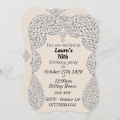 personalisierte Einladungen zum 16. Geburtstag (Vorne/Hinten)