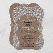 personalisierte Einladungen zum 16. Geburtstag (Vorne/Hinten)