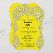 personalisierte Einladungen zum 16. Geburtstag (Vorne/Hinten)