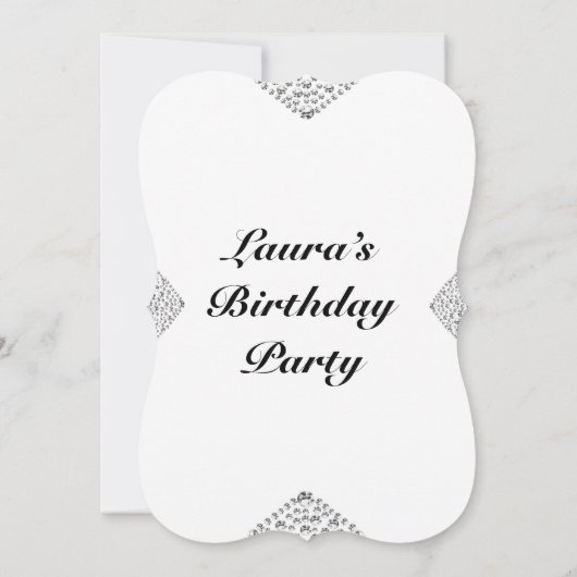 personalisierte Einladungen zum 16. Geburtstag (Rückseite)