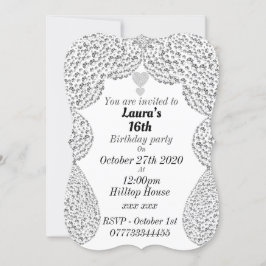 personalisierte Einladungen zum 16. Geburtstag