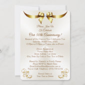 Personalisierte Einladungen zum FOTO zum 50. Jahre (Rückseite)