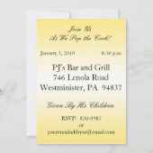 Personalisierte Einladungen zur 80. Geburtstagspar (Rückseite)