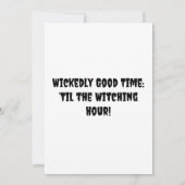 Personalisierte Einladungskarte Einladung (Rückseite)