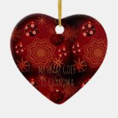 Personalisierte Einrichtung Keramik Ornament (Vorne)