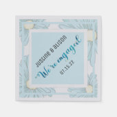 Personalisierte Einsatzpartei Serviette (Vorderseite)