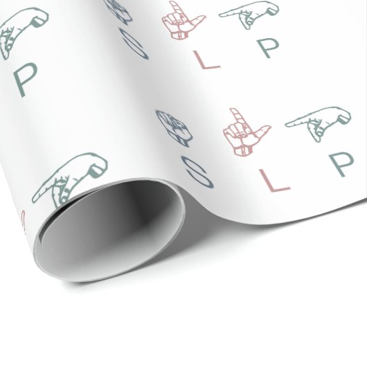 Personalisierte Einschätzung des SLP-SprachPatholo Geschenkpapier (Rolleneckpunkt)