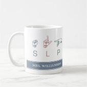 Personalisierte Einschätzung des SLP-SprachPatholo Kaffeetasse (Links)