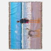 Personalisierte Einstellung der Dotter-Foto-Fußlei Decke (Vorderseite Vertikal)