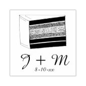 Personalisierte Einstiche Gummistempel (Prägung)