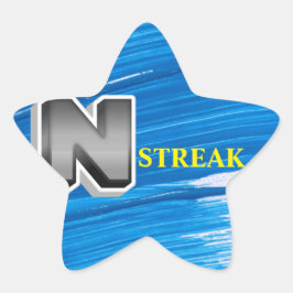 Personalisierte Einzel- und kundenspezifische Stic Stern-Aufkleber