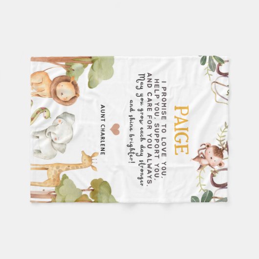 Personalisierte Einzigartige 1-jährige Jungs- oder Fleecedecke (Vorderseite (Horizontal))