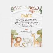 Personalisierte Einzigartige 1-jährige Jungs- oder Fleecedecke (Vorderseite)