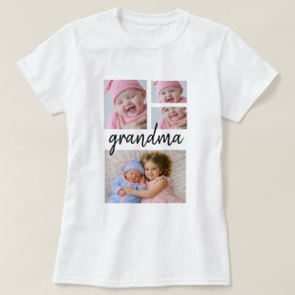 Personalisierte Einzigartige Fotocollage T-Shirt