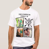 Personalisierte Einzigartigkeit in der Liebe FotoC T-Shirt (Vorderseite)