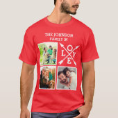Personalisierte Einzigartigkeit in der Liebe FotoC T-Shirt (Vorderseite)
