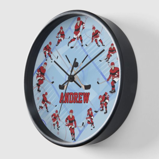 Personalisierte Eishockey-Spieleruhr Uhr (Winkel)