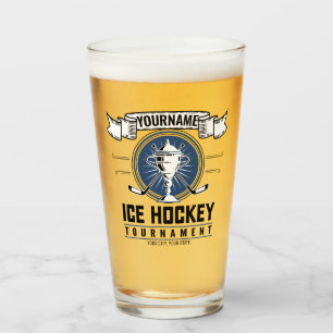 Personalisierte Eishockey-Trophäe Spieler Team Spi Glas
