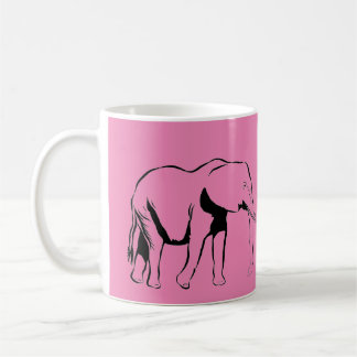 Personalisierte Elefant-Tasse Kaffeetasse