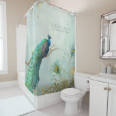 Personalisierte Elegant Pfauenfeathers Tree Branch Duschvorhang (Beispiel)