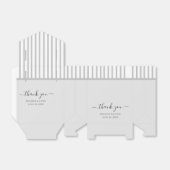 Personalisierte Elegant Silver White Mini Gevor Bo Geschenkschachtel (Ungefaltet)