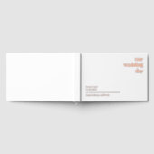 Personalisierte Elegant Wedding Empfang Verlobung Gästebuch (Voll)