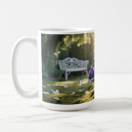 Personalisierte, elegante blaue Rose, benutzerdefi Kaffeetasse