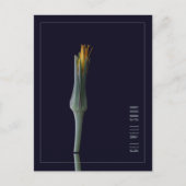 Personalisierte Elegante Blume wird bald zum Erfol Postkarte (Vorderseite)