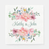 Personalisierte elegante Cocktail Party Servietten (Vorderseite)