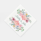 Personalisierte elegante Cocktail Party Servietten (Ecke)