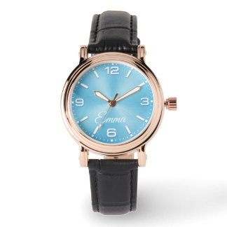 Personalisierte elegante Damen Namensuhr Armbanduhr