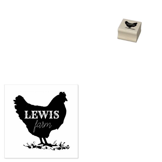 Personalisierte Elegante Ei-Briefmarke Gummistempel (Stempel)