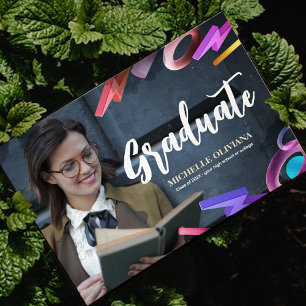 Personalisierte elegante fancy Abschlussankündigun Einladung