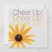 Personalisierte elegante gelbe Blume braun aufheit (Vorderseite)