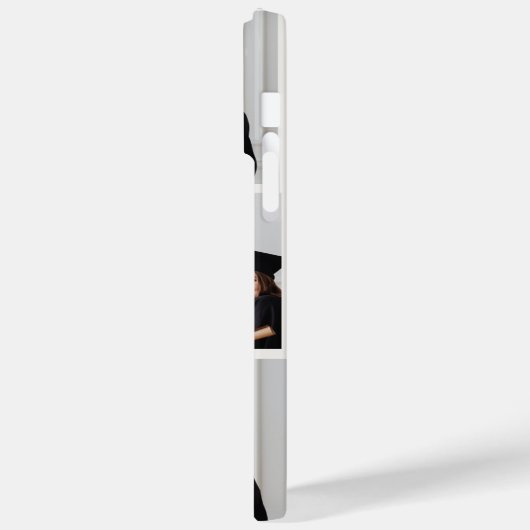 Personalisierte Elegante Graduate Script FotoColla Case-Mate iPhone Hülle (Rückseite / Links)