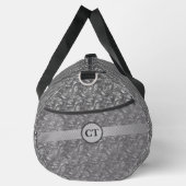 Personalisierte Elegante Gray Abstrakt Duffle Bag (Rechts)