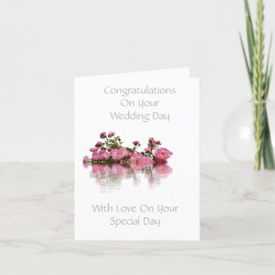 Personalisierte elegante Hochzeits-Gratulierungska Ankündigung