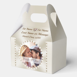 Personalisierte, elegante Hochzeitsgeschenkboxen, Geschenkschachtel
