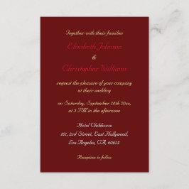 Personalisierte elegante Imitate Goldene Hochzeit Einladung