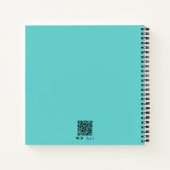 Personalisierte Elegante Liebe und Hass Halbherzen Notizblock (Rückseite)