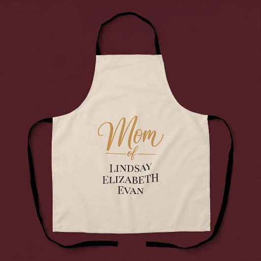 Personalisierte elegante Mama Schürze