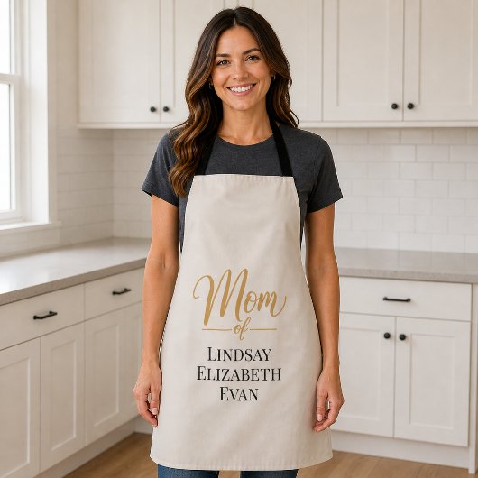 Personalisierte elegante Mama Schürze