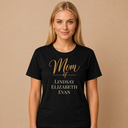 Personalisierte elegante Mama T-Shirt
