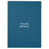 Personalisierte elegante Marineblau und Rosa Klemmbrett (Rückseite)