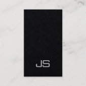 Personalisierte elegante moderne Monogramm-Vorlage Visitenkarte (Vorderseite)