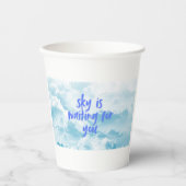 Personalisierte elegante Papiergruppen für Party Pappbecher (Vorderseite)