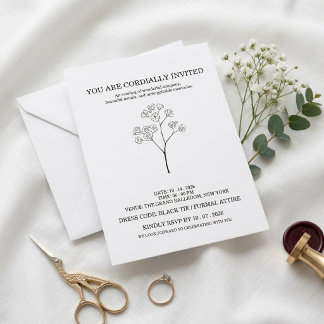 Personalisierte elegante Party Einladung