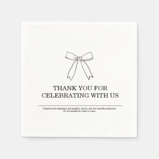 Personalisierte elegante Party Serviette