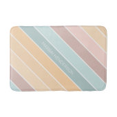 Personalisierte Elegante Sommer-Besichtigung Creme Badematte (Vorderseite)